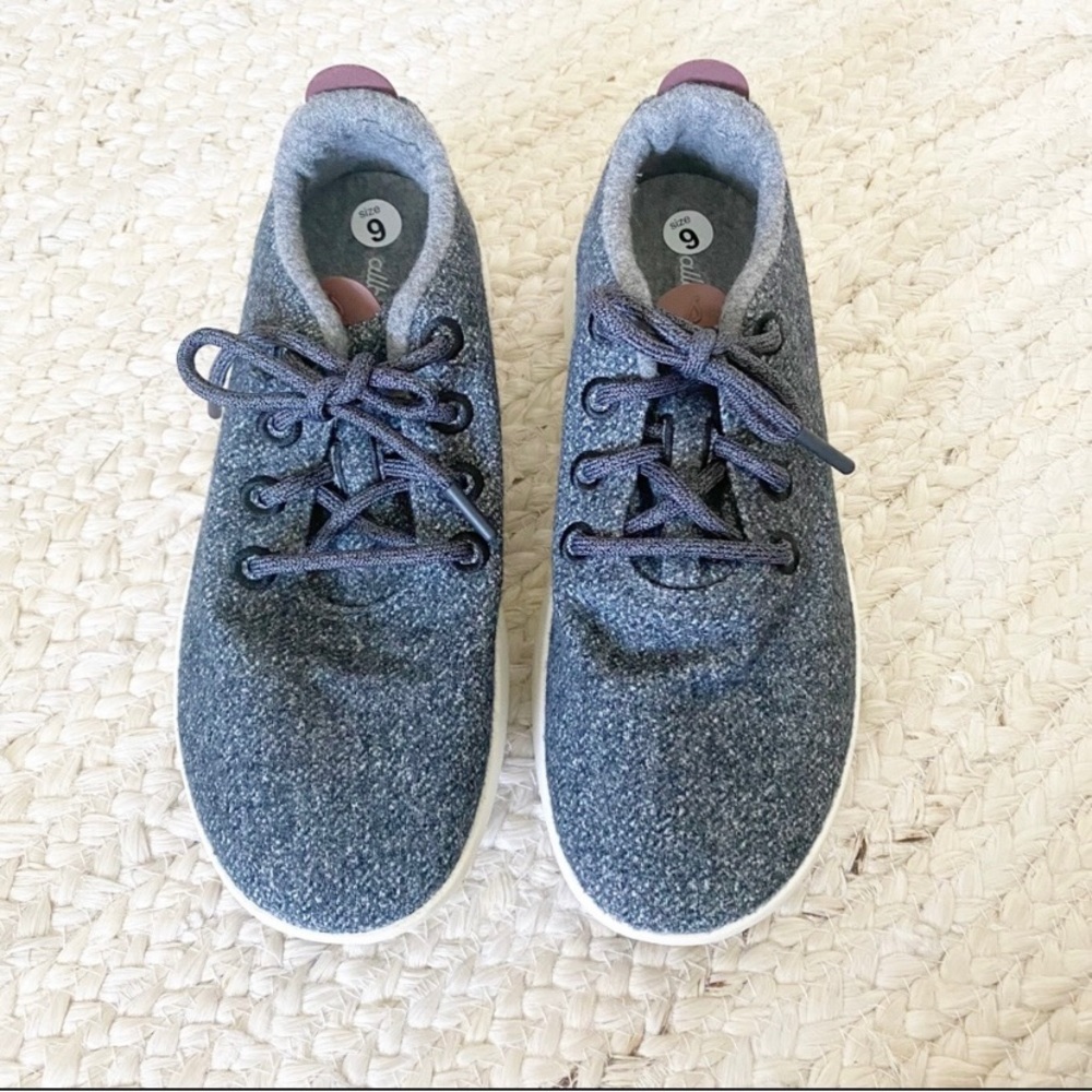 Allbirds Wool Runner Mizzle Sneakers Natural Gray Size 9